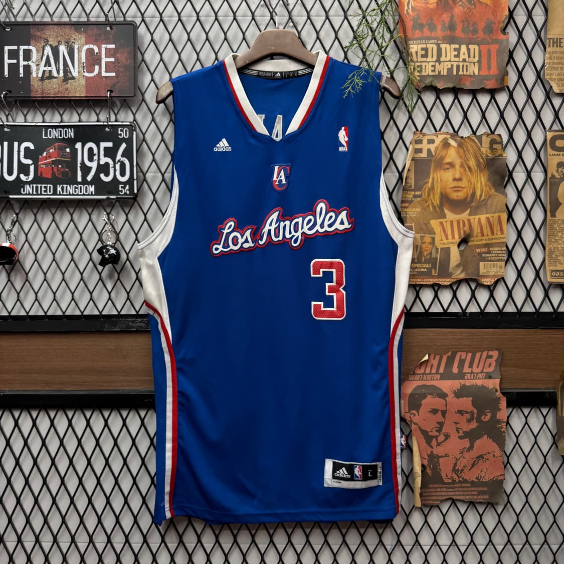 아디다스 X NBA LA 클리퍼스 스윙맨 나시 저지 블루 상품이미지1