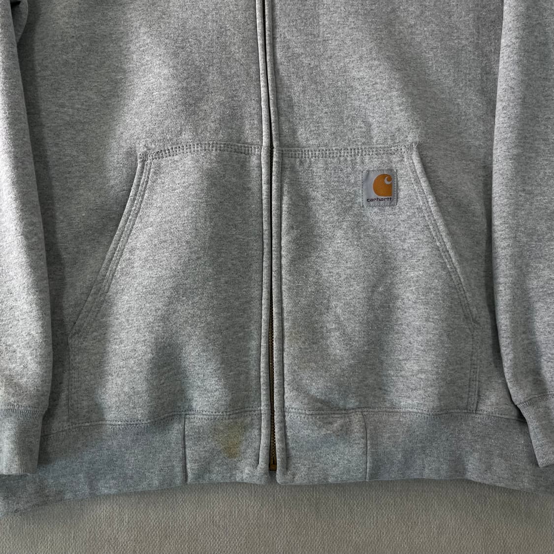 105 칼하트 그레이 후드집업 상품이미지4