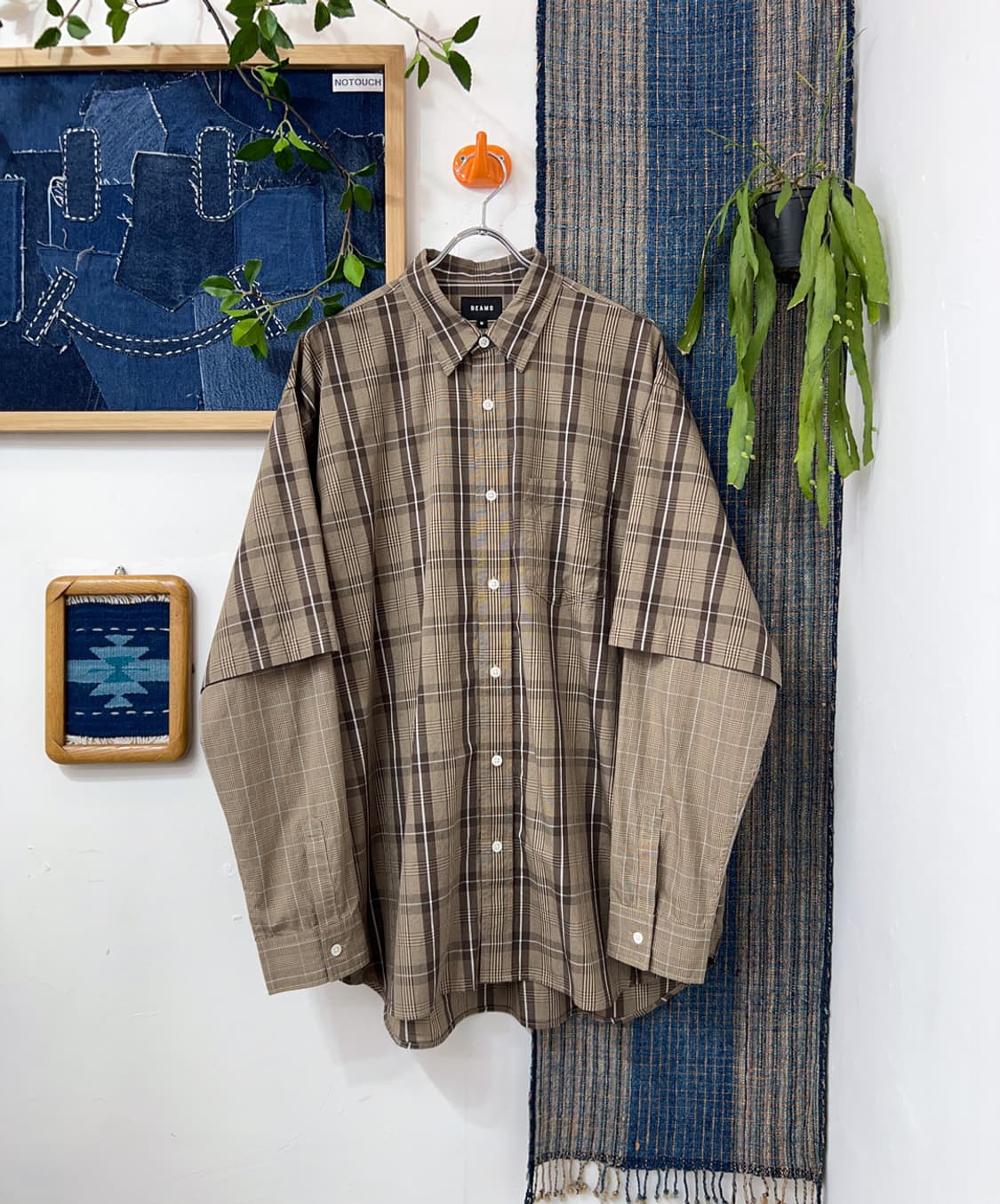 BEAMS  Fake Layered Shirt  상품이미지1