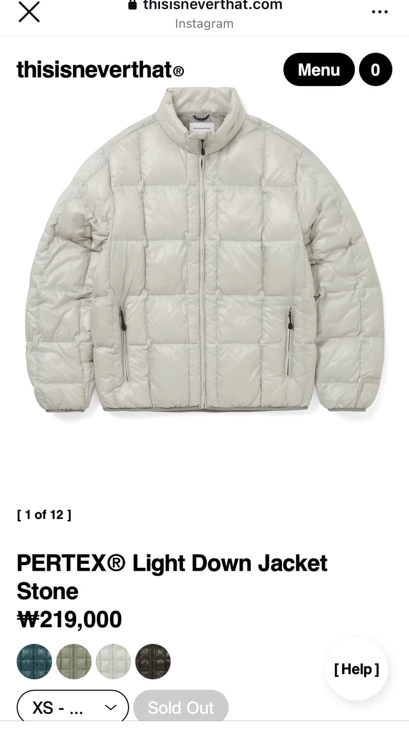 디네댓 다운 자켓판매합니다 (현재 솔드아웃) 상품이미지3