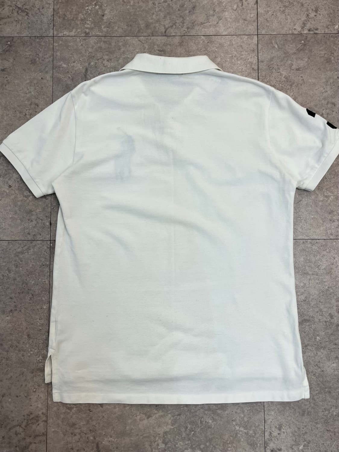 폴로 빅포니 반팔 카라티 화이트 L #csz2662 상품이미지7