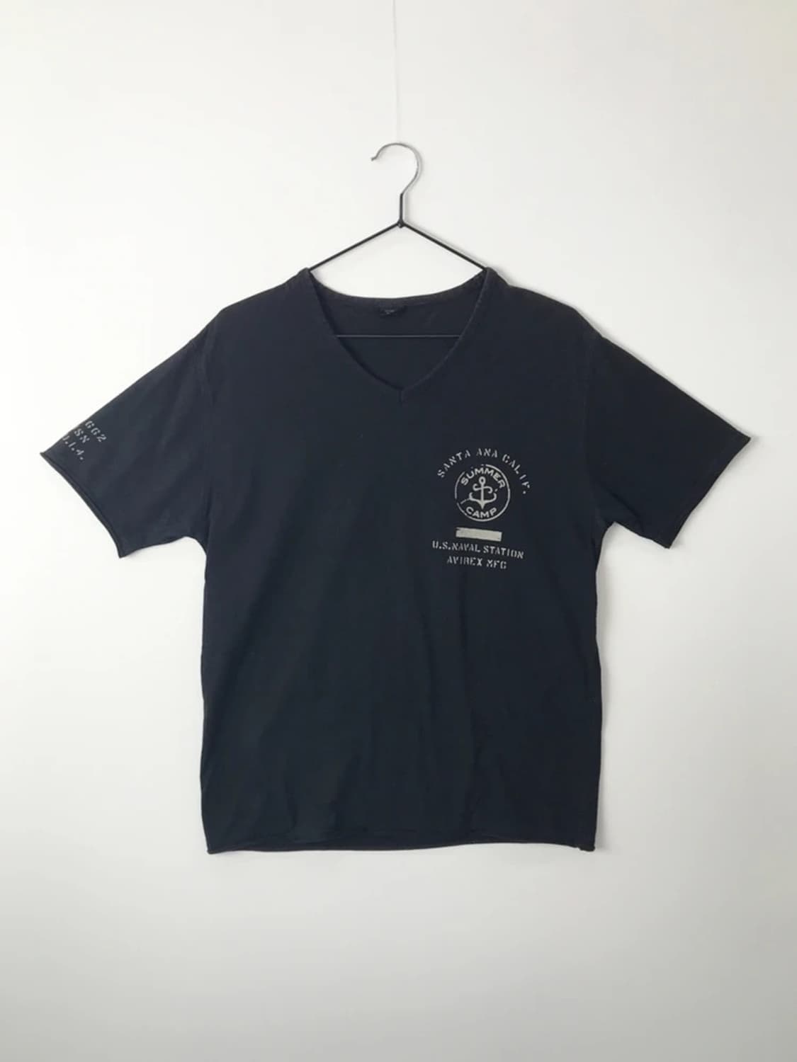 AVIREX Naval Station V-Neck Tee 상품이미지3