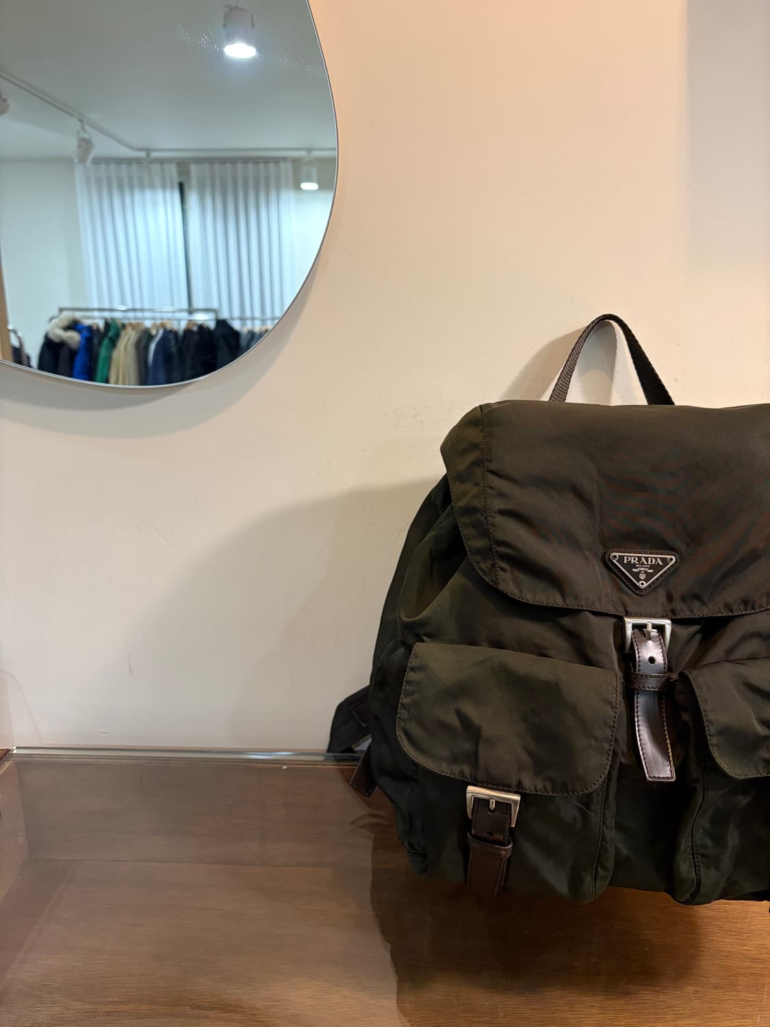 PRADA 프라다 투포켓 리나일론 백팩 상품이미지5