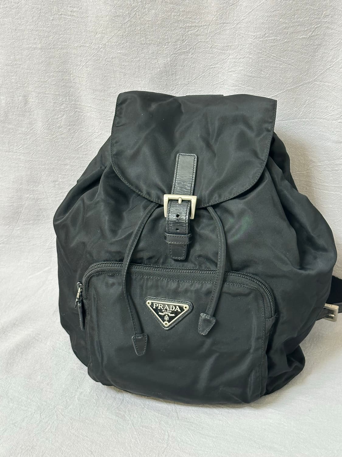 (보증서O) 프라다 포코노 원포켓 블랙 나일론 백팩 상품이미지7