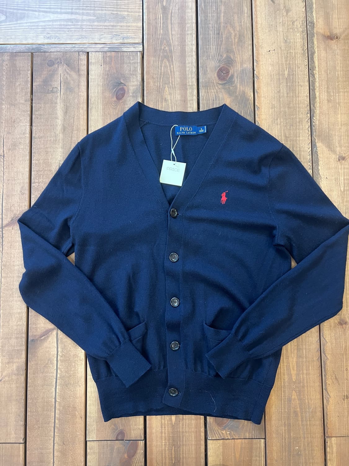 폴로 네이비 니트 가디건 상품이미지6