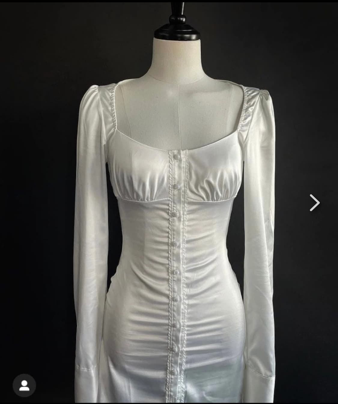 보헤미안서울 새틴 원피스 M 상품이미지1