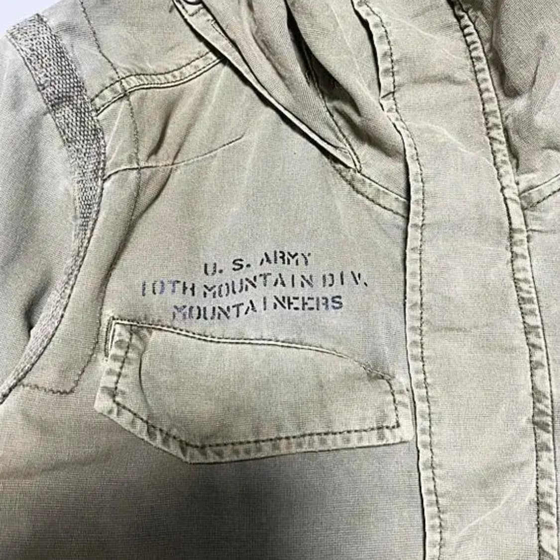 아비렉스 빈티지 U.S. Army 후드 파카 자켓 상품이미지5