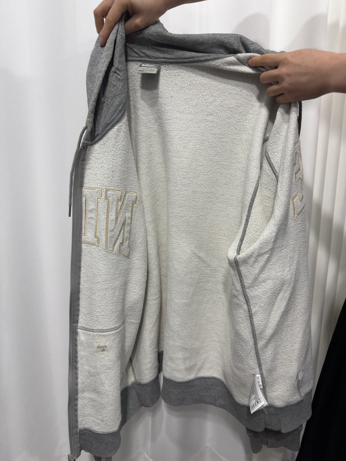 nike big logo hood zipup 상품이미지5