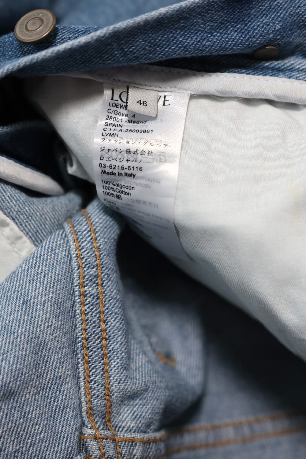 LOEWE Fisherman Denim Jeans 46 상품이미지3