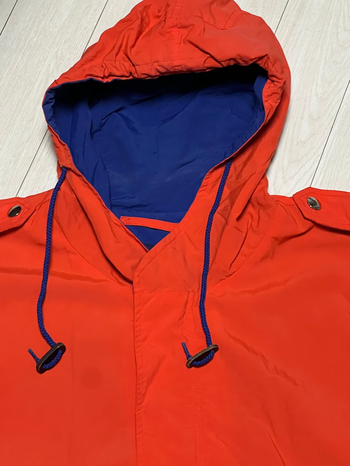 폴로 랄프로렌 RL-92 오렌지색 바람막이 야상점퍼 S사이즈 상품이미지3