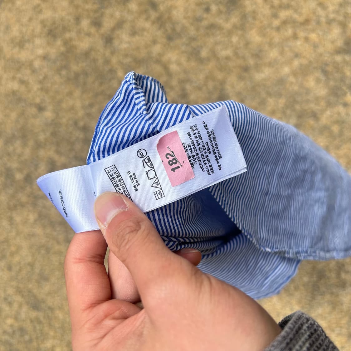 폴로 (POLO RalphLauren)스트라이프 포니 로고 셔츠 상품이미지5