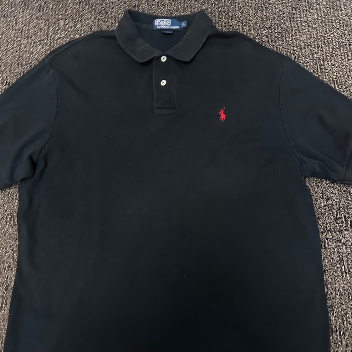 POLO 폴로 랄프로렌 카라티 반팔티셔츠 블랙 L 상품이미지2