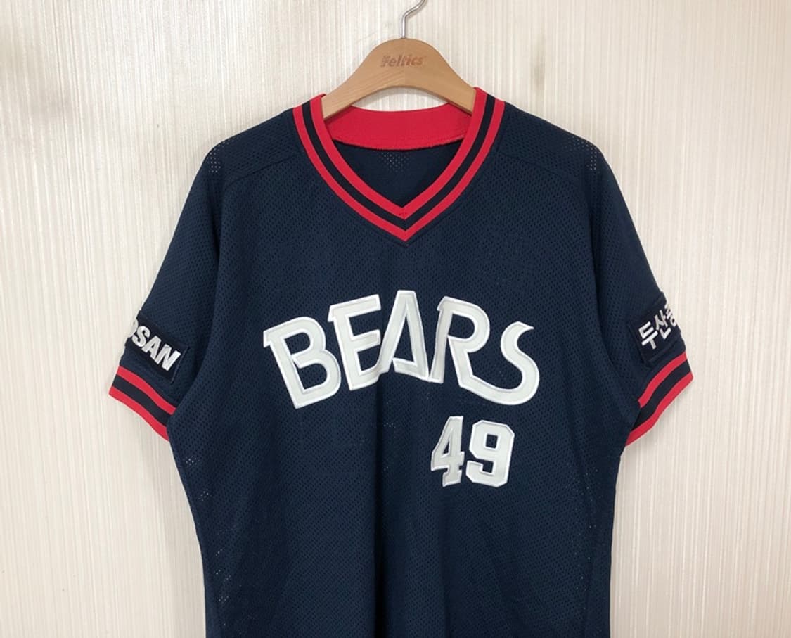 KBO 위팬 두산베어스 올드원정 유니폼/져지 105 #49 민병헌 상품이미지2