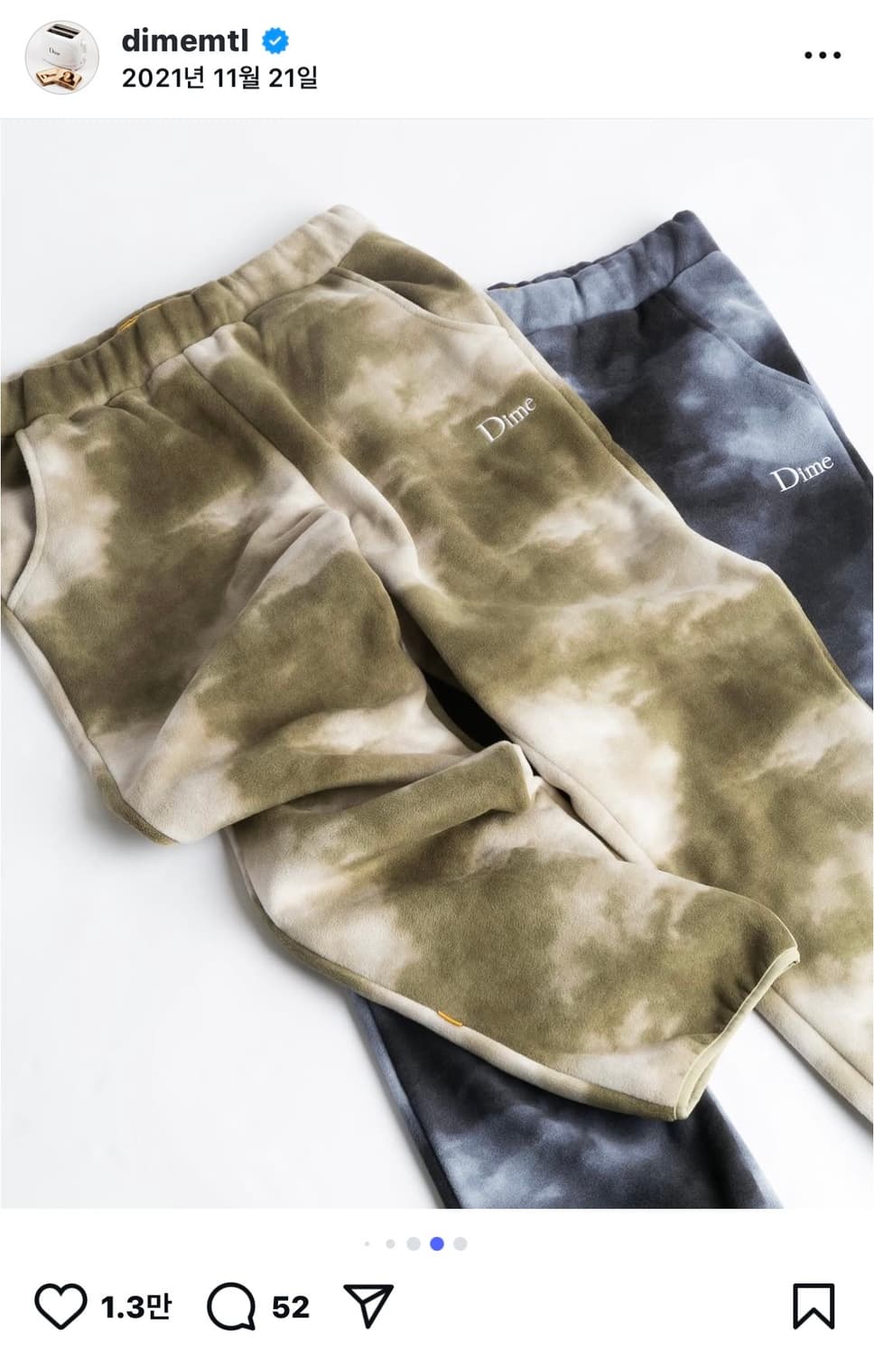 Dime fleece pants 상품이미지1