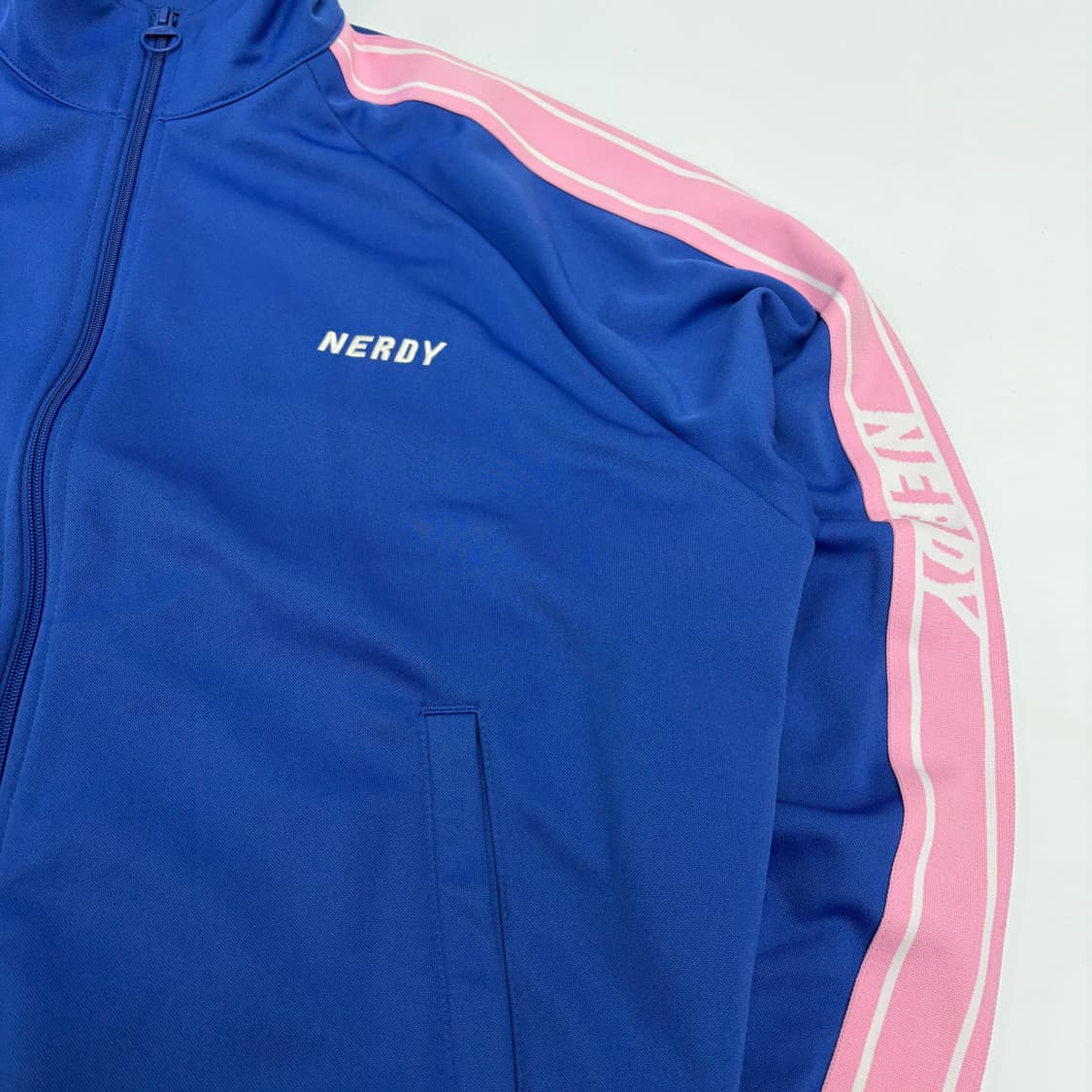 널디 트랙 자켓 블루 / 핑크 상품이미지3
