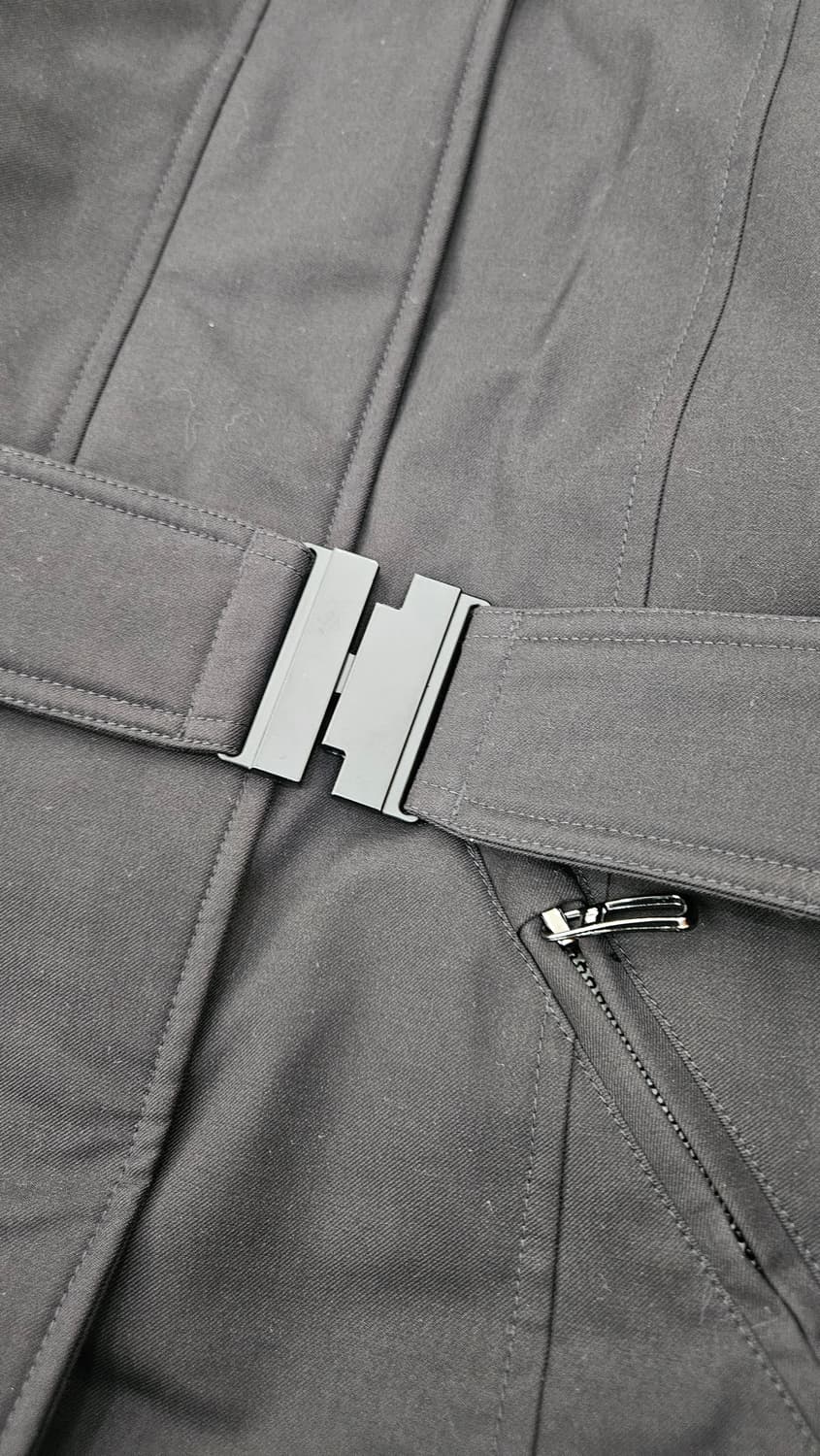 (정품) 두노 (DUNO) 블랙 벨티드 겨울덕다운롱패딩 코트 상품이미지5