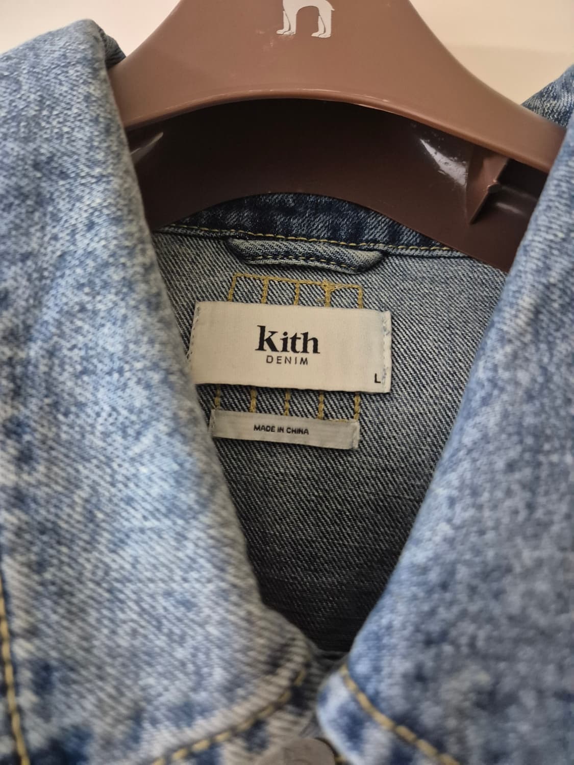 kith centre denim jacket - Dark indigo 상품이미지4