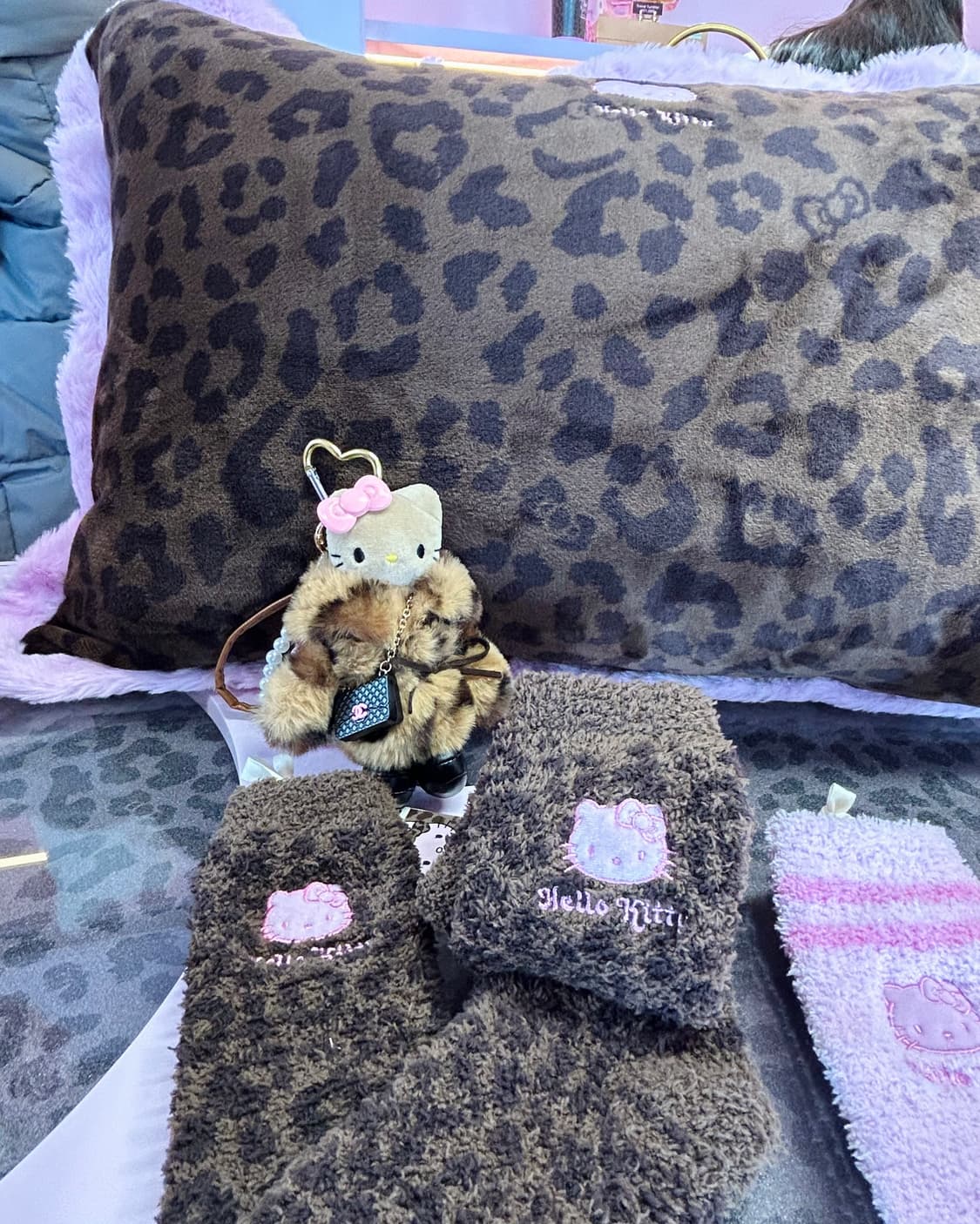 (23)롱다리키티 커스텀키링-🌸 핑크 프릴 레이스 상품이미지4