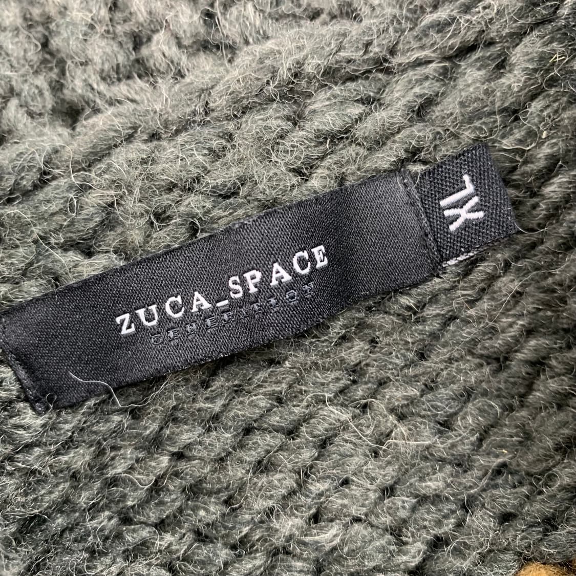 주카스페이스 빈티지 헤비울 코위찬 가디건  상품이미지7