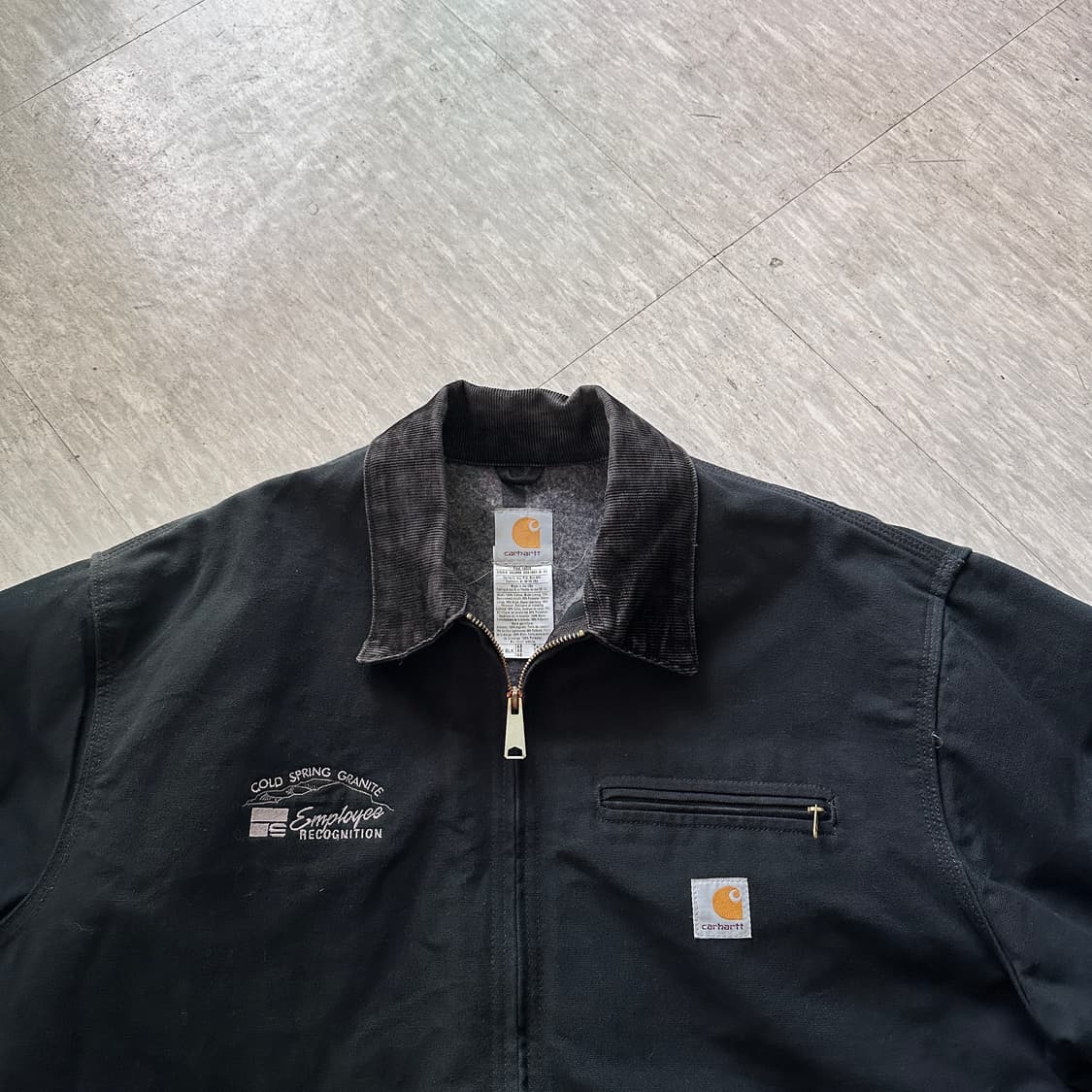 00s 칼하트 J01 48 디트로이트 블랙 MADE IN USA 상품이미지2