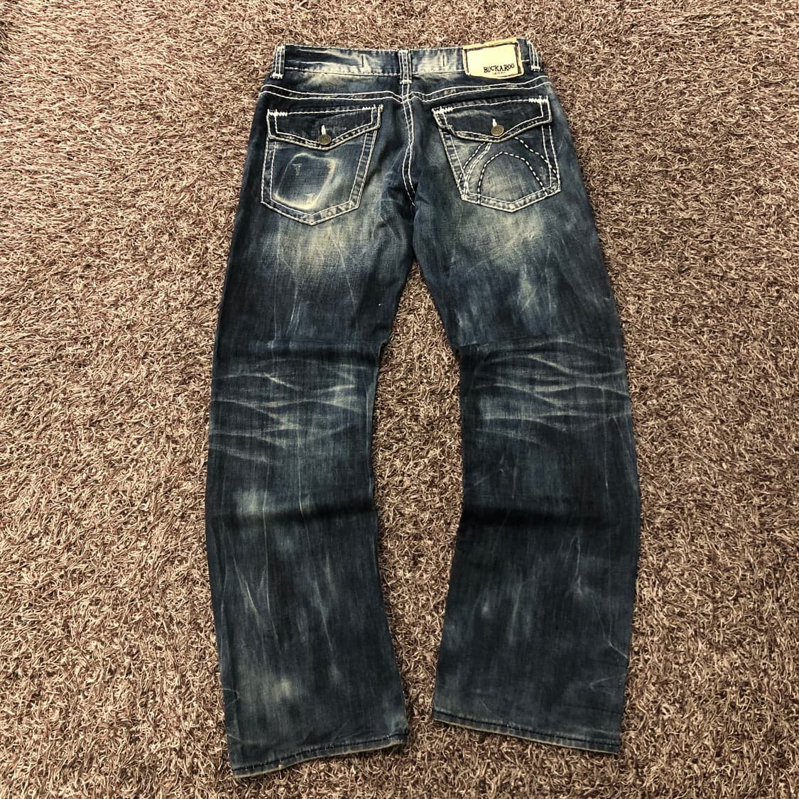 34 버커루 스티치 워싱 데님 팬츠 상품이미지3