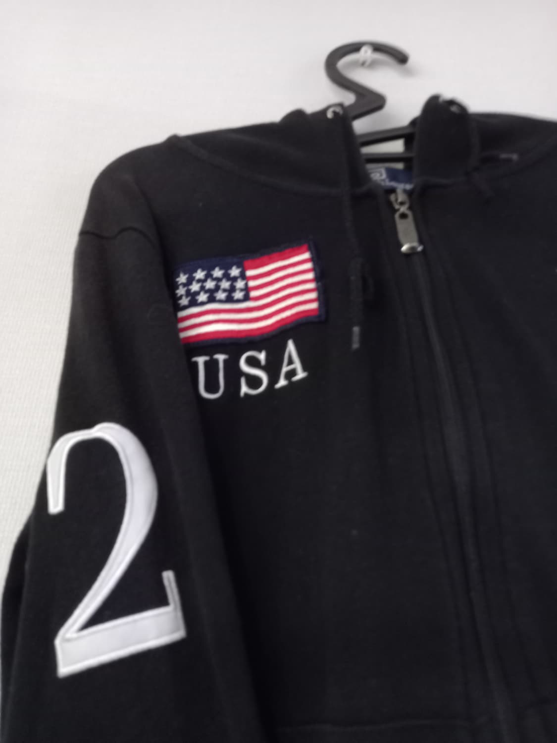 폴로 POLO 빅포니 성조기 USA 후드집업 90/S 상품이미지2