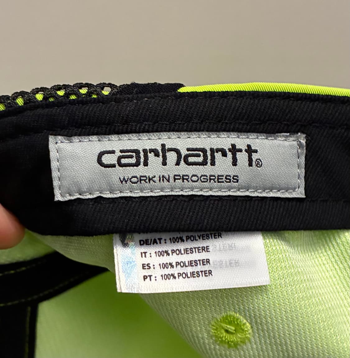 (F)칼하트 Wip 키건 5패널 러닝 제트캡 캠프캡 모자 네온 형광 상품이미지9