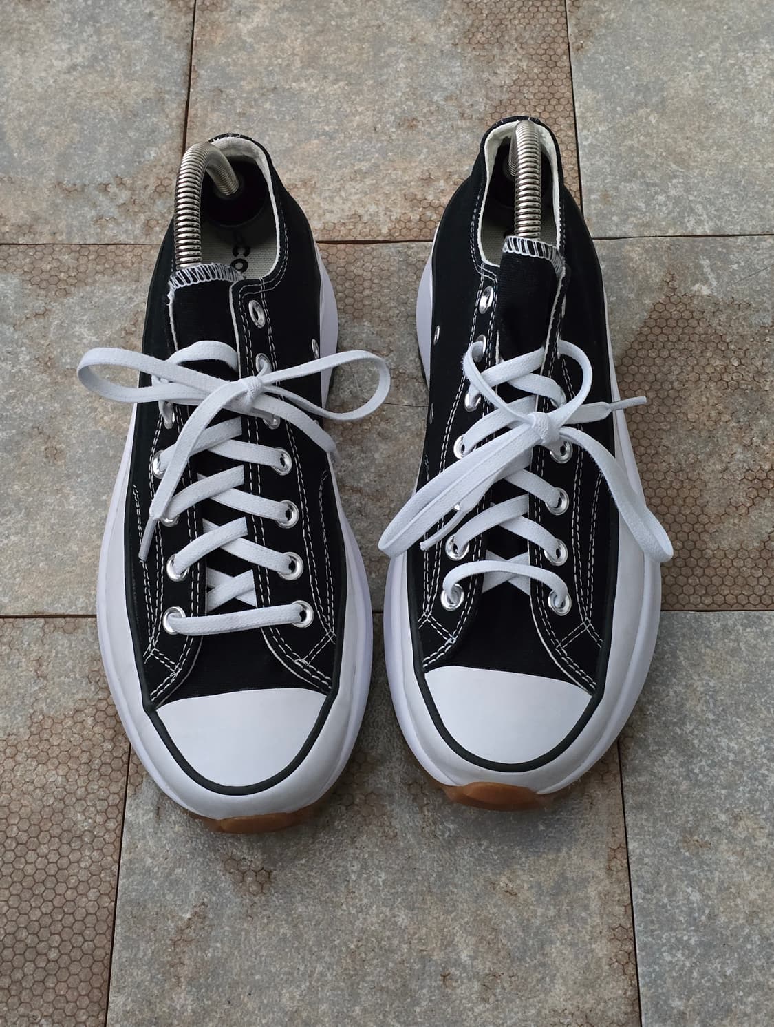 (270)컨버스 런스타 하이크 로우 검흰 상품이미지2