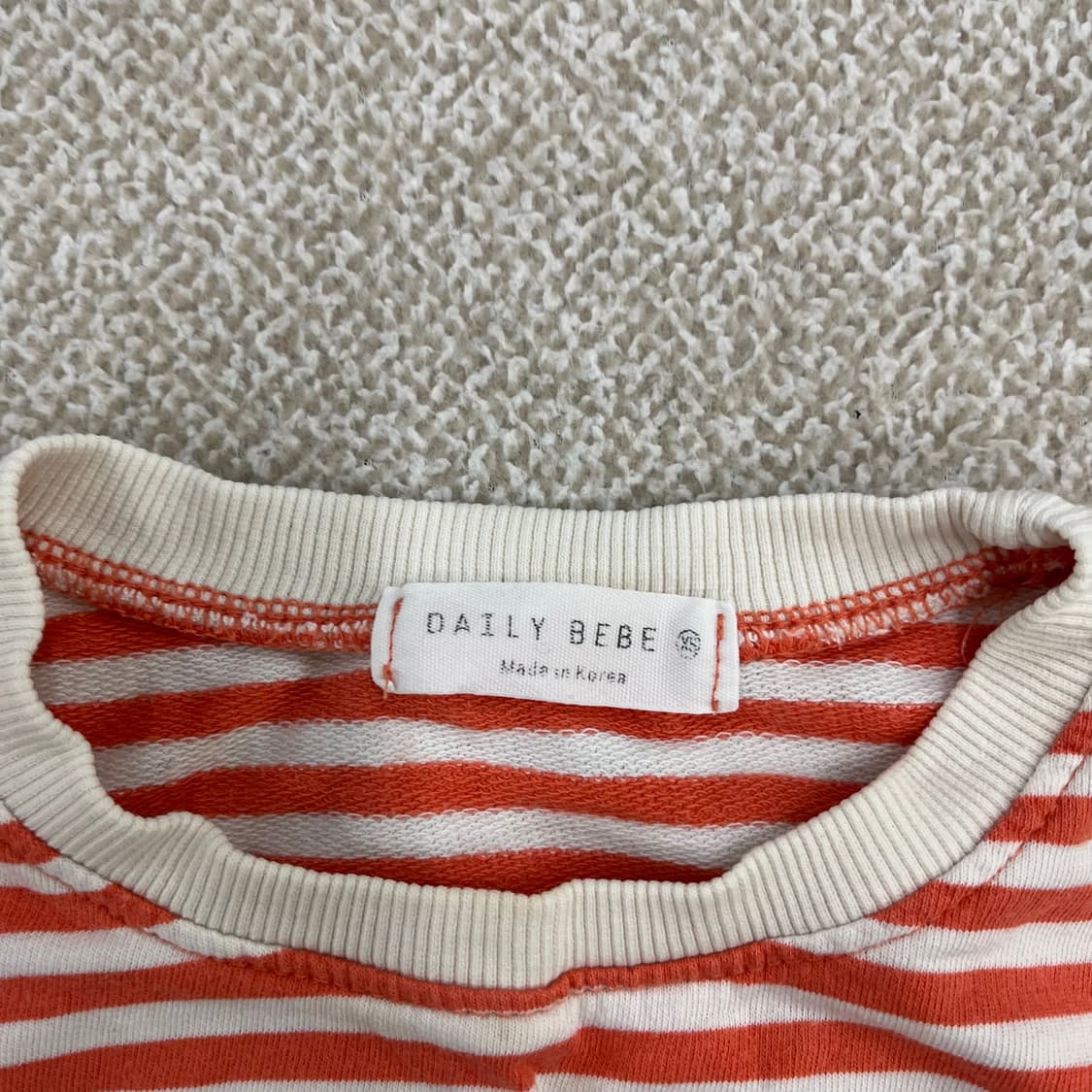 XS 데일리베베 키즈 반팔 티셔츠 0220M 상품이미지2