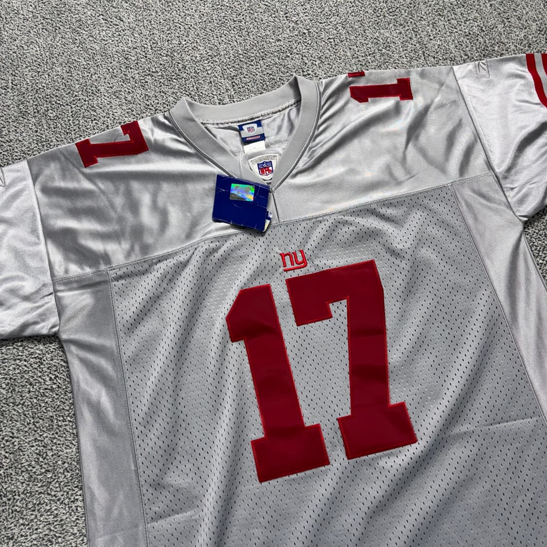 리복 NFL 뉴욕 자이언츠 17 버리스 럭비 져지 상품이미지2