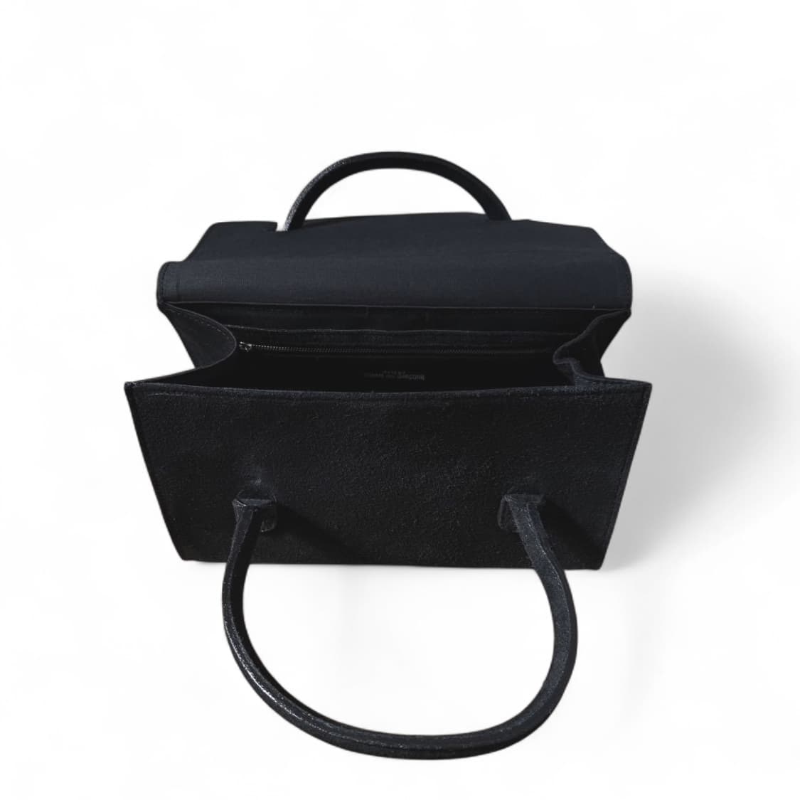 꼼데가르송 스웨이드 스퀘어 핸드백 상품이미지3