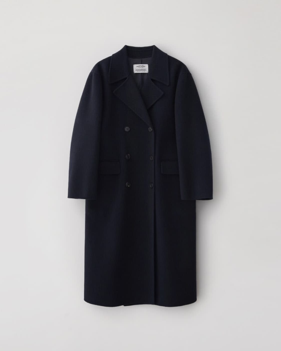 노멜렛 아이리스 더블 핸드메이드 코트 다크 네이비 2 사이즈 상품이미지1