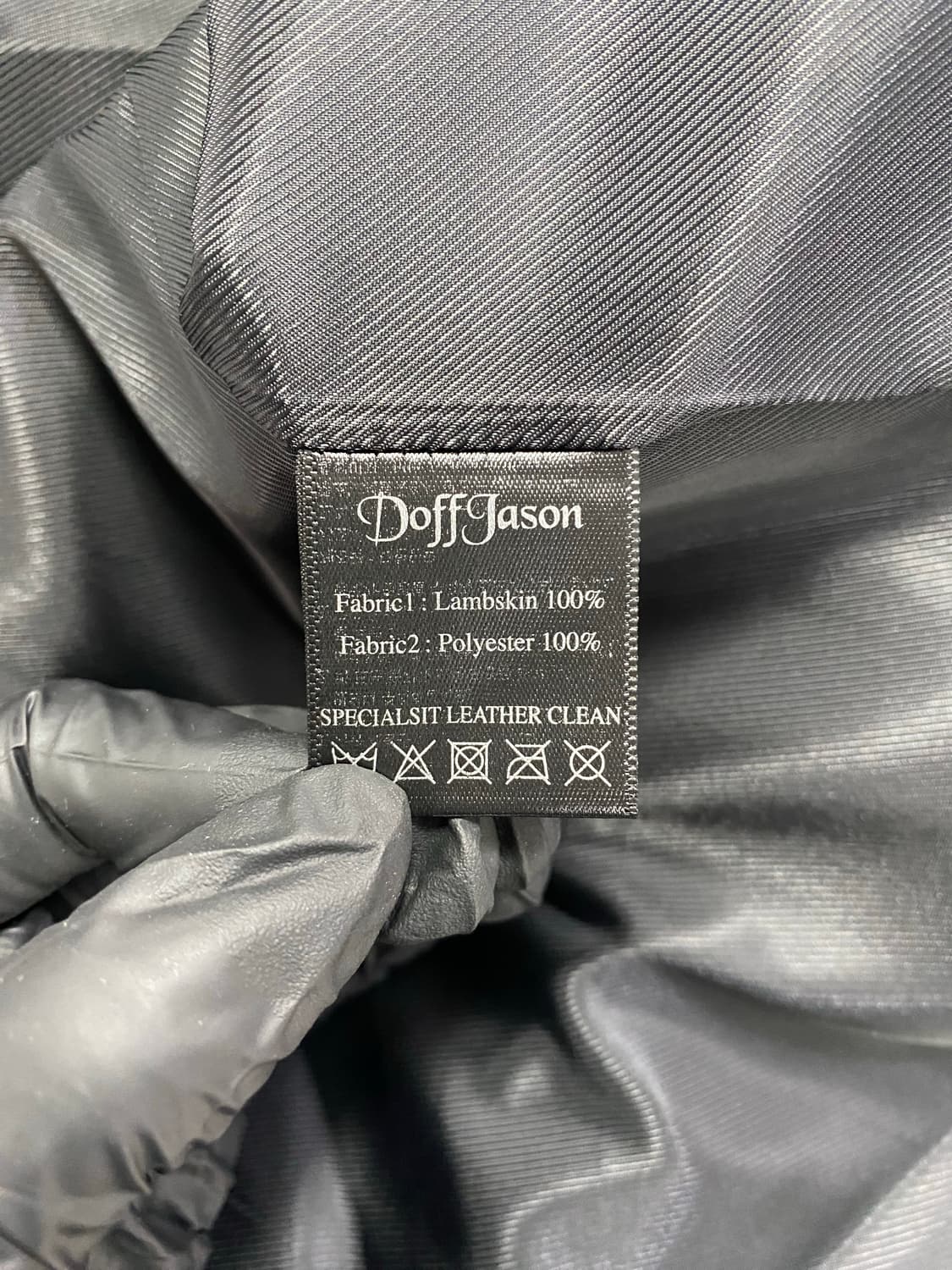 도프제이슨 램스킨 트렌치 코트 M 상품이미지6