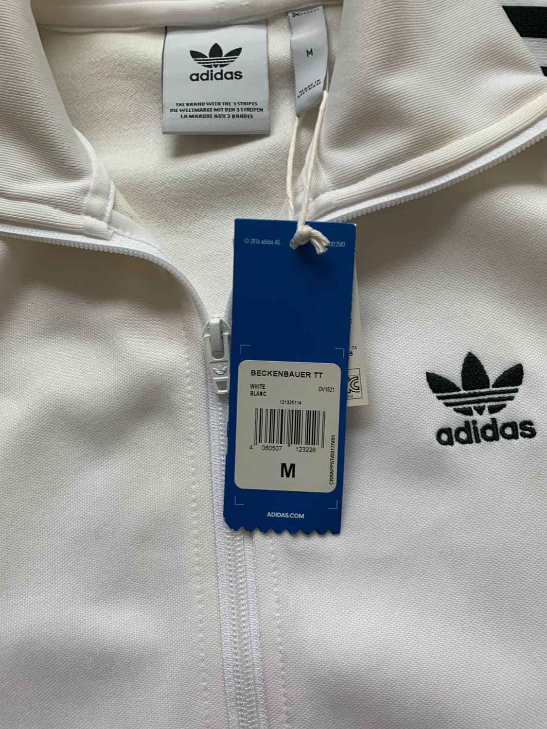 아디다스 오리지널스 베켄바우어 트랙탑 화이트 져지 상품이미지7
