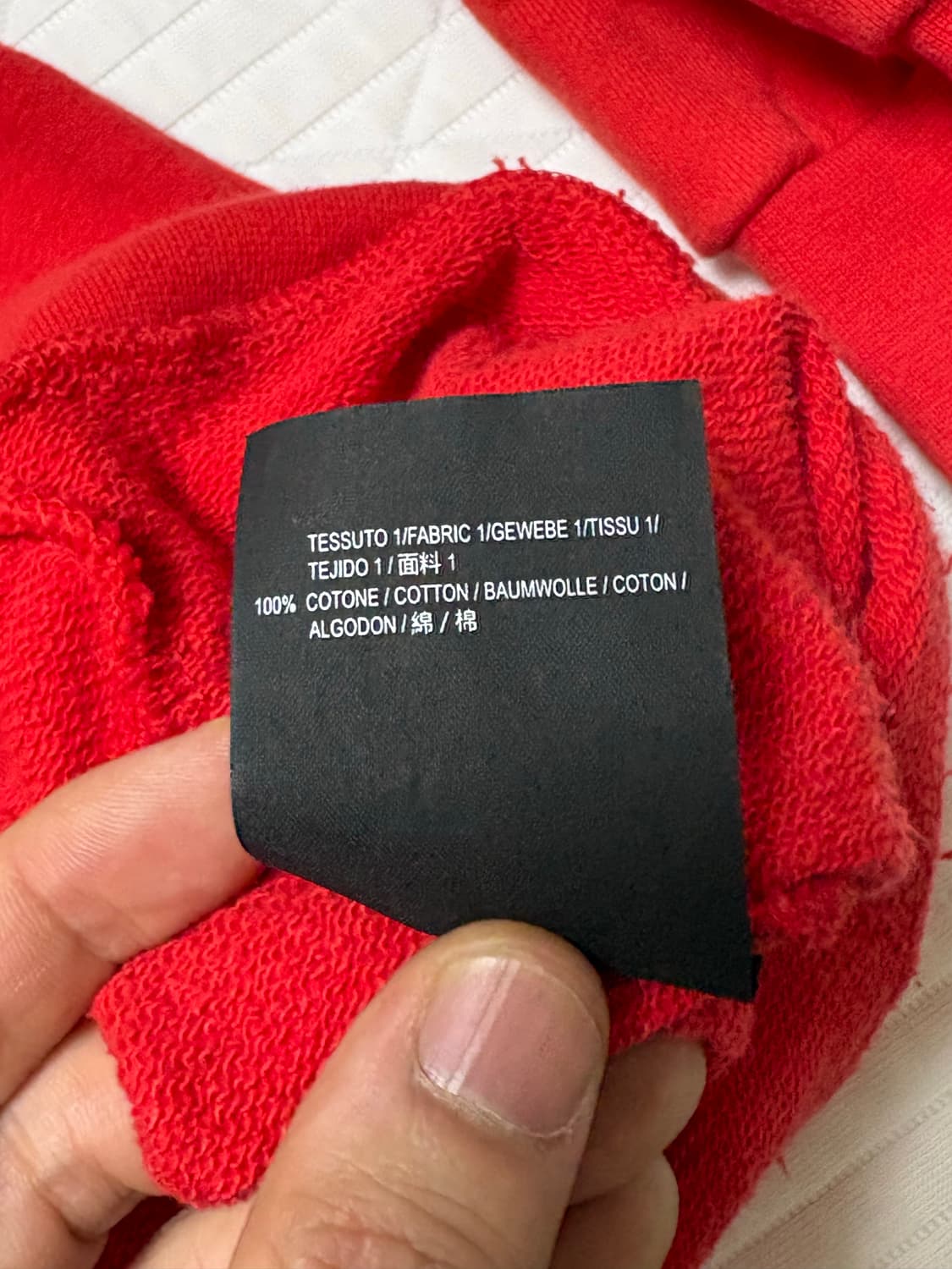 발렌시아가 2017 후드티 레드 상품이미지5