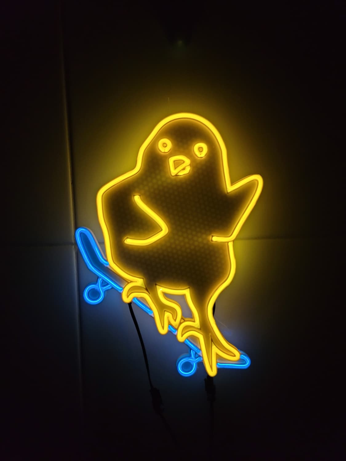 네온사인 병아리 스케이트보드 램프 조명 힙합 상품이미지2