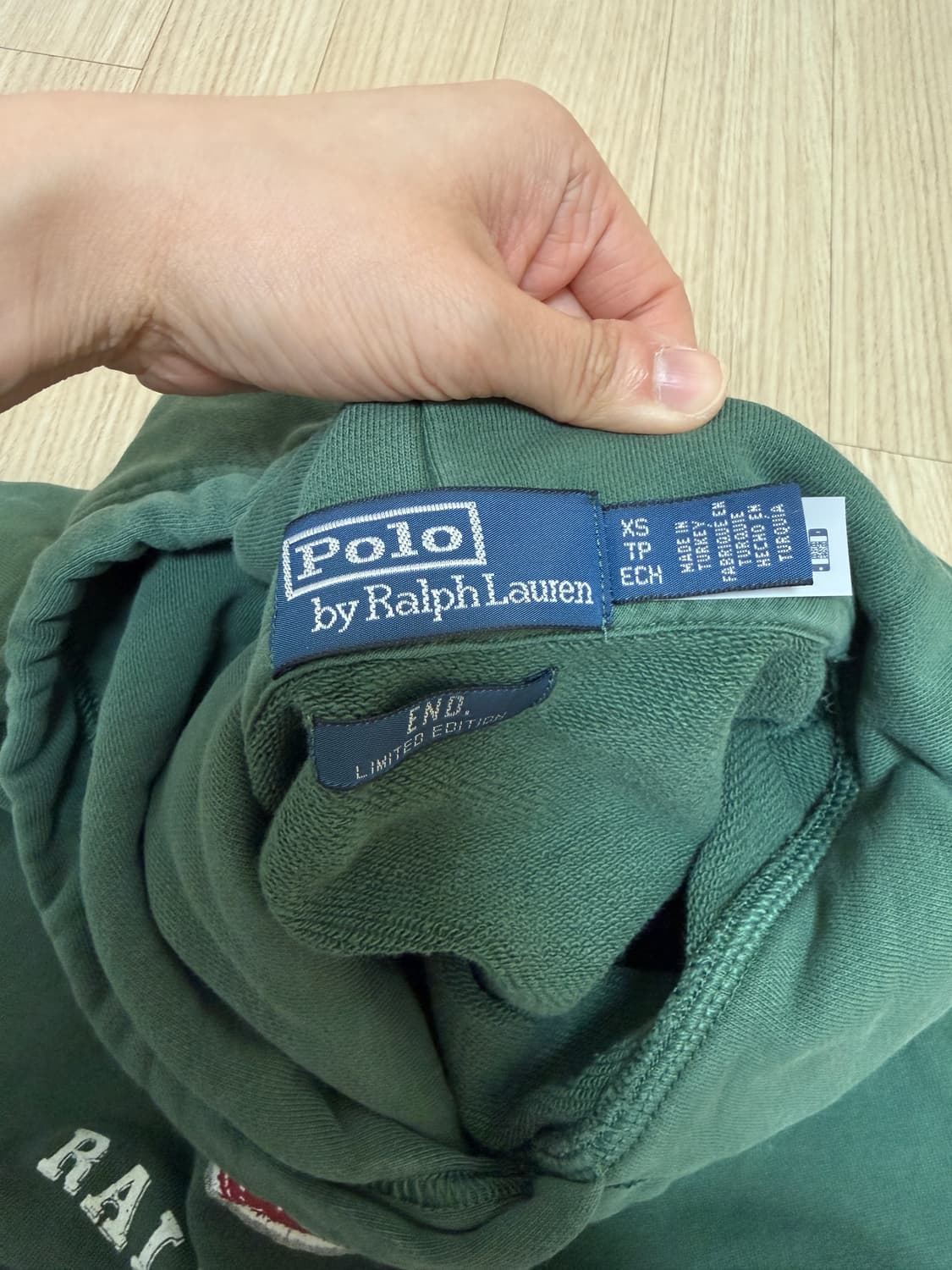 폴로 랄프로렌 END. Clothing 콜라보 후드티 상품이미지2