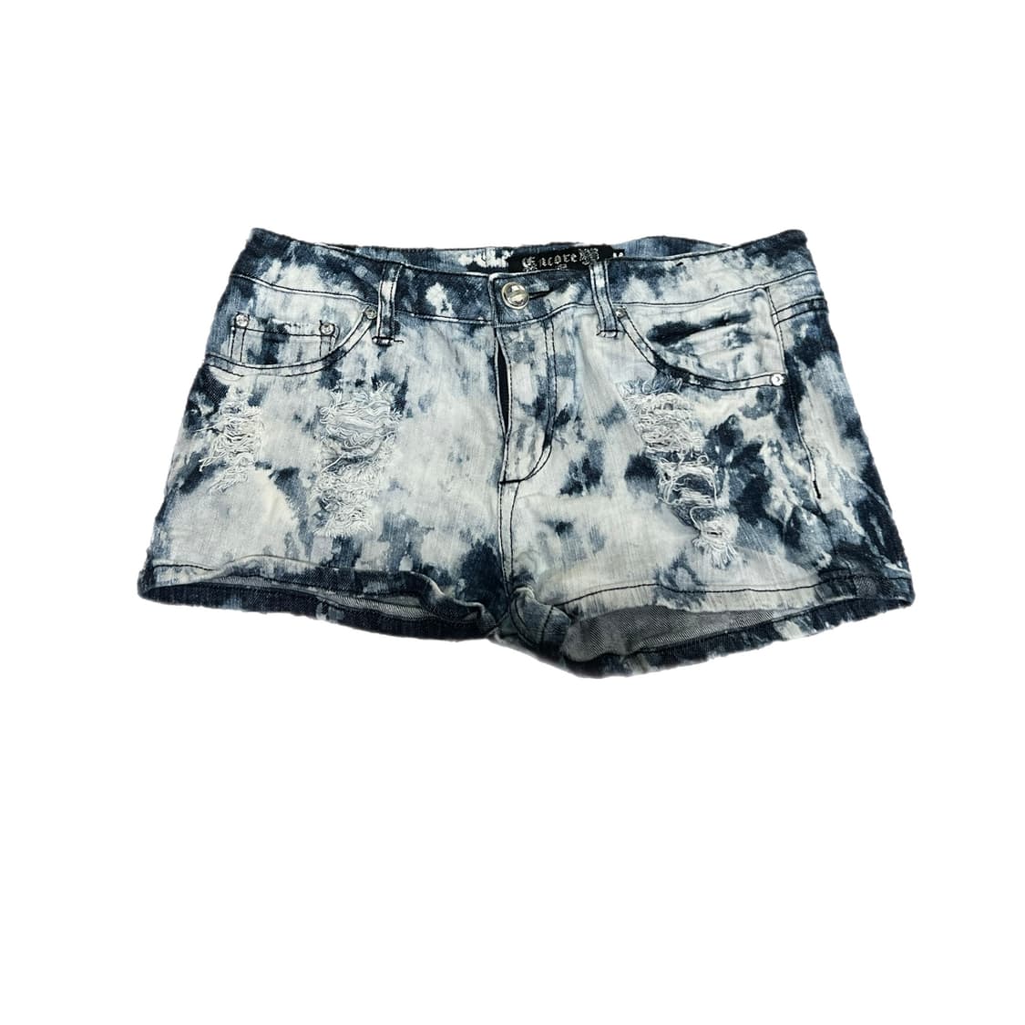 Distressed Denim Shorts 상품이미지1