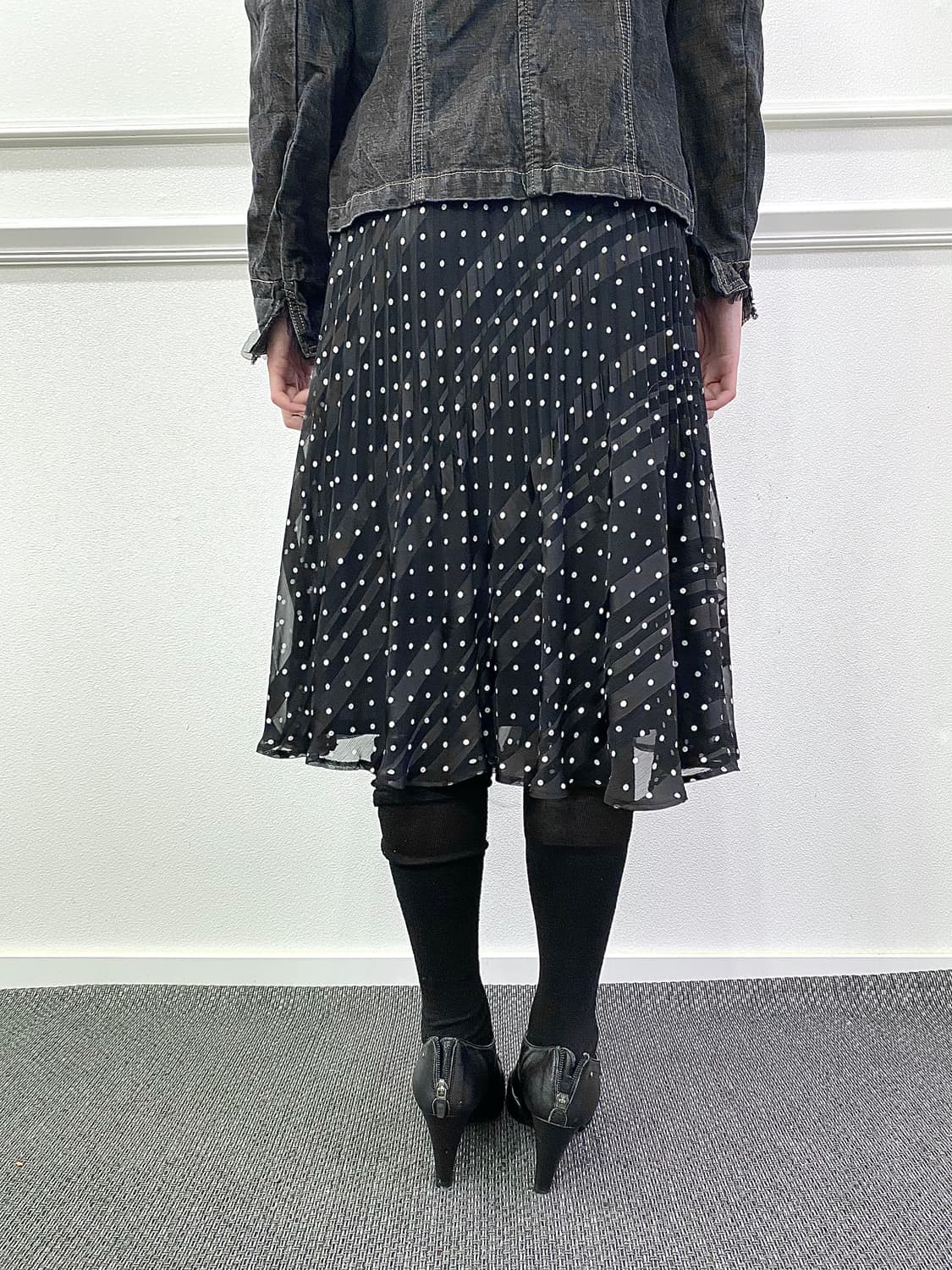 2000s Mood Dot Pattern Skirts 상품이미지3