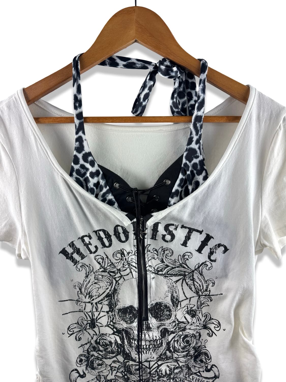 JPN 펑크 스컬 고스 홀터넥 슬리브집업2877 상품이미지2