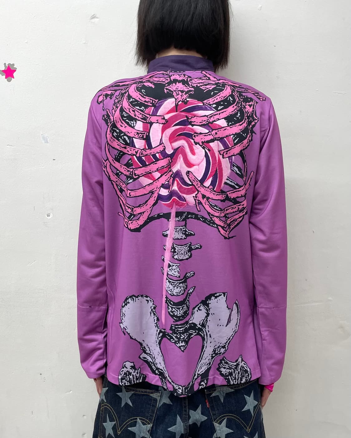 Candy Skeleton Purple China Jersey  상품이미지2