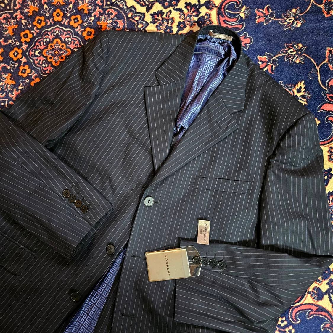 (미사용) 지방시(GYVENCHY) 스트라이프 3버튼 블레이져
 상품이미지1