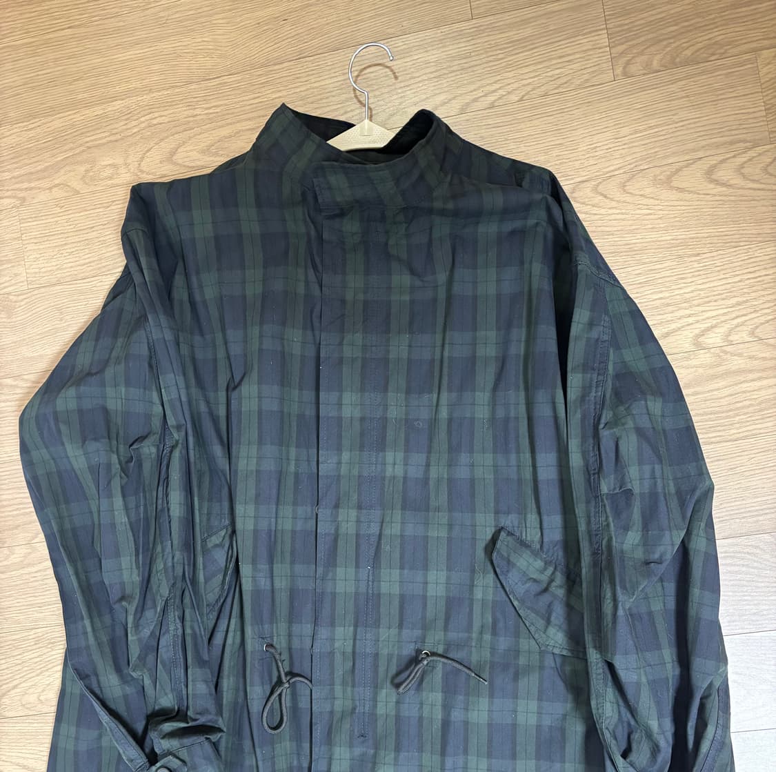 파르티멘토 야상 타탄체크 피쉬테일 롱야상 남여공용mL 상품이미지1