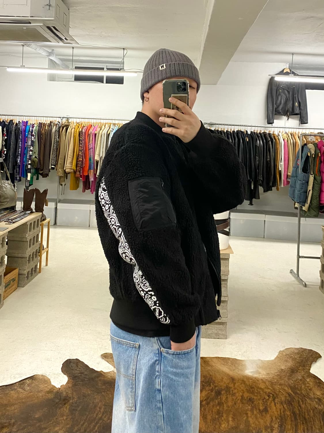 SOPHNET x GU fleece jacket 소프넷 지유 플리스 자켓 상품이미지10