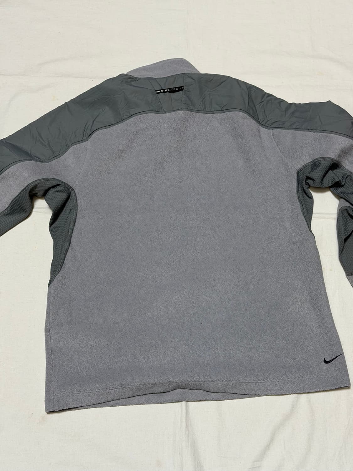 나이키 트레일 러닝 폴라텍 반집업 플리스 그레이 상품이미지4
