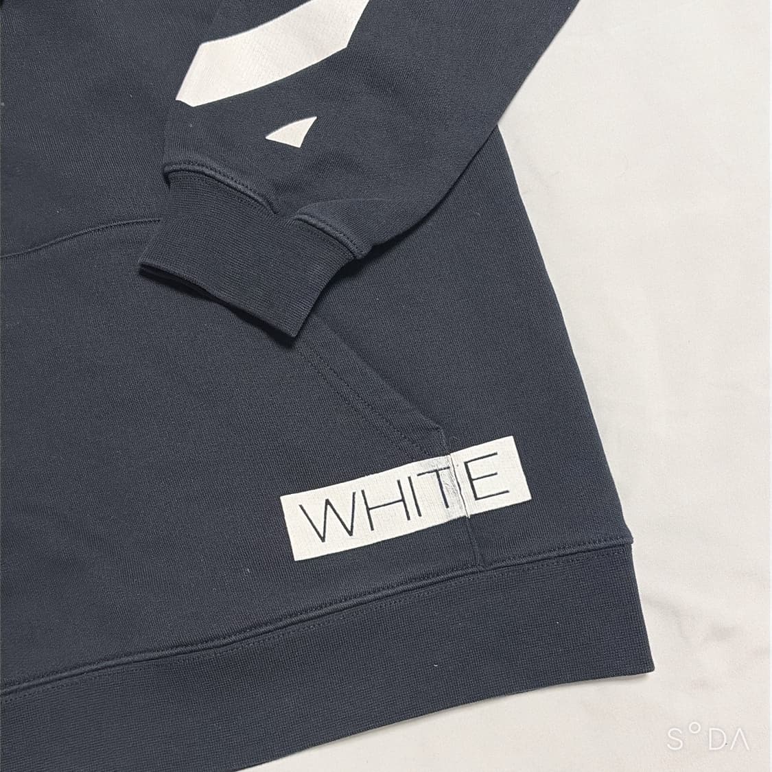 Off-White 오프화이트 블랙 후드티 상품이미지6