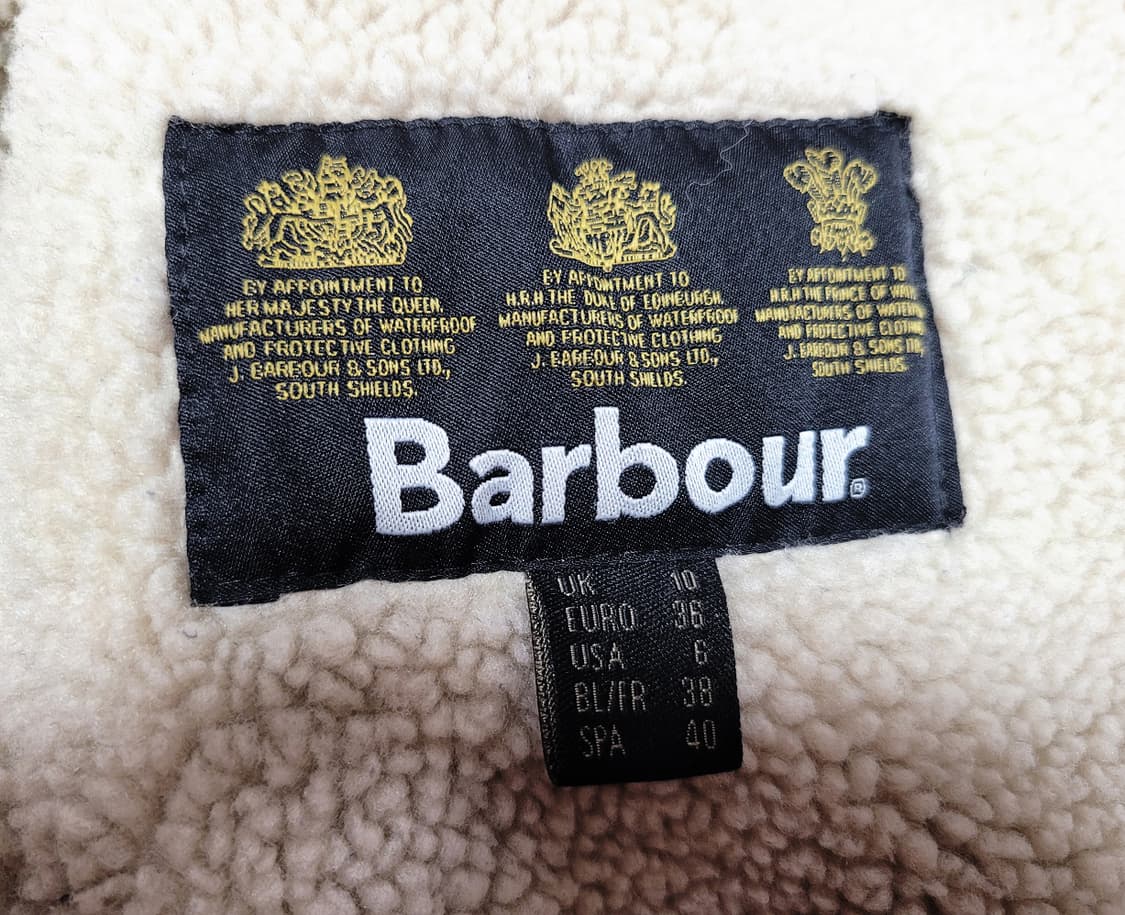 바버(Barbour) 양털안감 퀼트 폴라 라이더자켓 55 상품이미지8