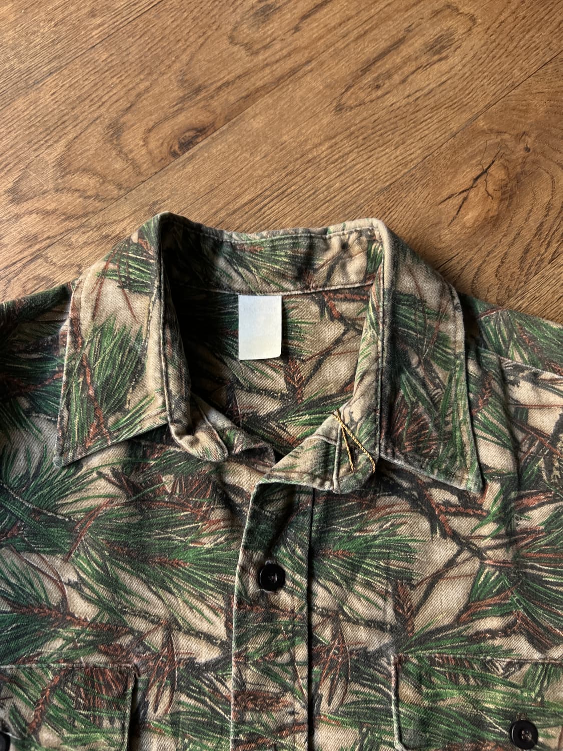 [L]90's USA 빈티지 알파인 패턴 헌팅 셔츠 상품이미지2