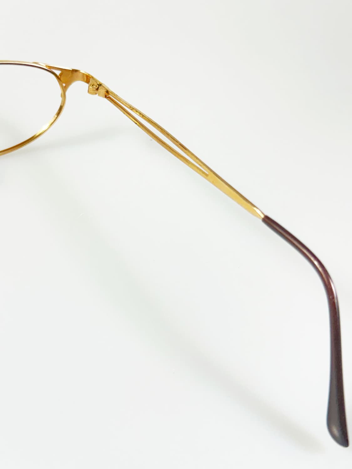 CANADIAN 골드 슬림 오벌 메탈 프레임 빈티지 안경 상품이미지7