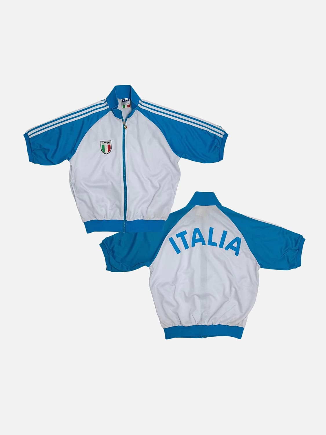 federazione italiana 이탈리아 반팔 져지 집업 상품이미지1